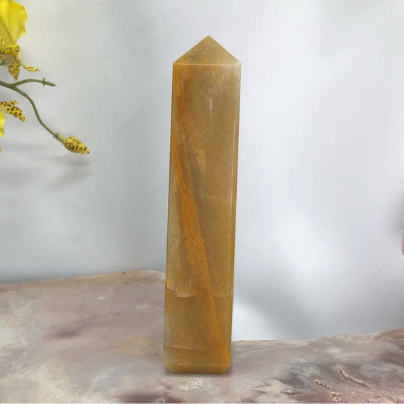 Yellow Aventurine Obelisk Tower - Picture 3 of 5